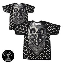 Load image into Gallery viewer, Bandana Skull - Short Sleeve T-shirt - (TS0200)