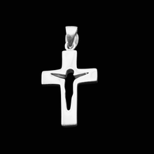 Load image into Gallery viewer, 925 Sterling Silver Cross Pendant 3 cm x 1.8 cm (925P093)