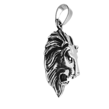 Load image into Gallery viewer, Lion Head Stainless Steel Pendant (SSP005)