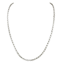 Load image into Gallery viewer, Elegant 925 Sterling Silver Ladies Chain - 5.5mm Ring Diameter, 60cm (925C022)