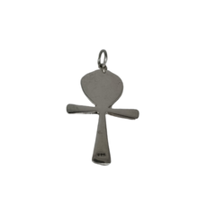 Load image into Gallery viewer, Ankh/Alien 925 Silver Pendant (925P042)