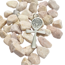 Load image into Gallery viewer, Ankh/Alien 925 Silver Pendant (925P042)