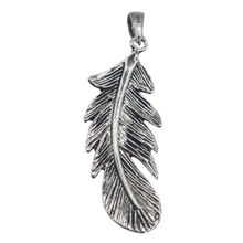 Load image into Gallery viewer, Feather 925 Silver Pendant (925P021)