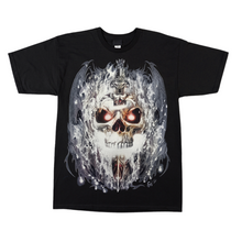 Load image into Gallery viewer, Snow Skull Short Sleeve T-shirt (TS0027)