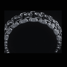 Load image into Gallery viewer, Wolf Head Stainless Steel Chain Bikers Bracelet (SSBRAC015)