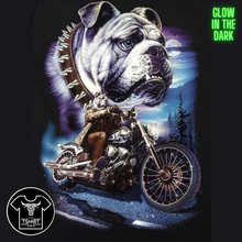 Load image into Gallery viewer, Skull Bulldog Motorbike Short Sleeve T-shirt (TS0029)