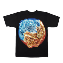 Load image into Gallery viewer, Dragon and Phoenix Short sleeve T-shirt (TS002)
