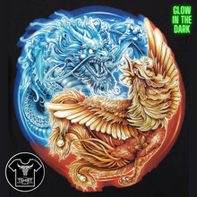 Load image into Gallery viewer, Dragon and Phoenix Short sleeve T-shirt (TS002)