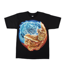 Load image into Gallery viewer, Dragon and Phoenix Short sleeve T-shirt (TS002)