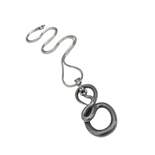 Load image into Gallery viewer, High Grade Stainless Seel Set - Chain and Snake Pendant (SSSETPC016)