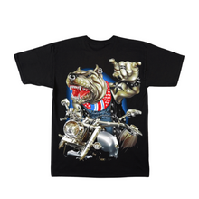 Load image into Gallery viewer, Pitbull Biker Short Sleeve T-shirt (TS0031)