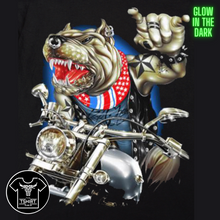 Load image into Gallery viewer, Pitbull Biker Short Sleeve T-shirt (TS0031)