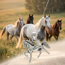 Load image into Gallery viewer, 925 Sterling Silver Wild Horse Pendant Necklace (925SETPC041)