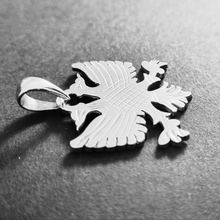 Load image into Gallery viewer, Double Headed Eagle 925 Silver Pendant (925P019)