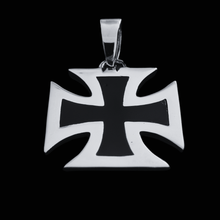 Load image into Gallery viewer, Maltese Cross 925 Silver Pendant (925P020)
