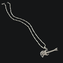 Load image into Gallery viewer, High Grade Stainless Steel Set - Chain and Skull Head Guitar Pendant(SSSETPC018)