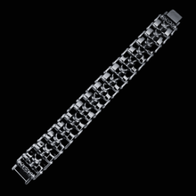 Load image into Gallery viewer, Wolf Head Stainless Steel Chain Bikers Bracelet (SSBRAC015)