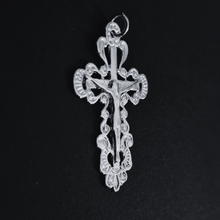 Load image into Gallery viewer, Cross with crucifix 925 Silver Pendant (925P022)