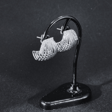 Load image into Gallery viewer, 925 Sterling Silver Stud Earrings with Pavé Halo (925ER014)