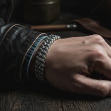 Load image into Gallery viewer, High-Grade Stainless Steel Ornate Link Bracelet - Bold & Timeless (SSBRAC044)