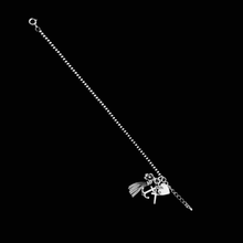Load image into Gallery viewer, Beaded 925 Sterling Silver Bracelet with charms (925BRAC011)