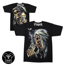 Load image into Gallery viewer, Skull Gun Licking Short Sleeve T-shirt (TS0035)