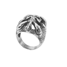 Load image into Gallery viewer, High grade Stainless Steel Ring Skull in clows (SSR015)