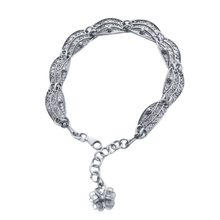 Load image into Gallery viewer, Women bracelet Filigree style 925 Silver bracelet (925BRAC006)