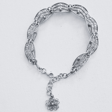 Load image into Gallery viewer, Women bracelet Filigree style 925 Silver bracelet (925BRAC006)