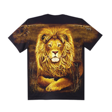 Load image into Gallery viewer, Lion Full Print Short sleeve T-shirt (TS003)