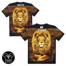 Load image into Gallery viewer, Lion Full Print Short sleeve T-shirt (TS003)