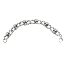 Load image into Gallery viewer, Gothic Skull Chain Bracelet in High Grade Stainless Steel (SSBRAC040)