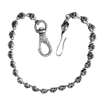Load image into Gallery viewer, Skull Link Wallet Chain Stainless Steel (SSWC001)