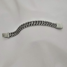 Load image into Gallery viewer, High-Grade Stainless Steel Bold Curb Skull Clasp Bracelet (SSBRAC043)