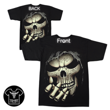 Load image into Gallery viewer, Skull Hood Short Sleeve T-shirt (TS0041)