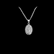 Load image into Gallery viewer, Saint Christopher Pendant Necklace - 925 Sterling Silver - 50cm Chain (925SETPC003)