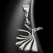 Load image into Gallery viewer, 925 Sterling Silver Pendant whirling Dervish (925P092)
