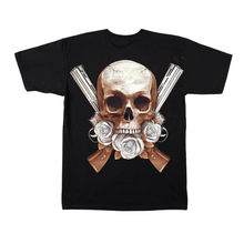 Load image into Gallery viewer, Cowboy Skull Pistols Short Sleeve T-shirt (TS0043)