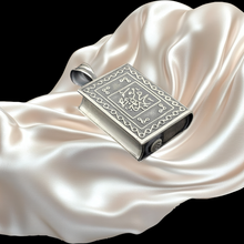 Load image into Gallery viewer, 925 Sterling Silver Pendant Prayer Container with Bottom Opening (925P086)
