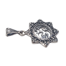 Load image into Gallery viewer, 925 Sterling Silver Pendant Om (925P049)