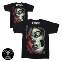Load image into Gallery viewer, Queen of Skulls Short Sleeve T-shirt (TS0045)