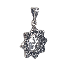 Load image into Gallery viewer, 925 Sterling Silver Pendant Om (925P049)