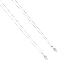 Load image into Gallery viewer, 925 Set Sterling Silver Couple Necklace Female Symbol, Two Necklaces (925SETPC042)