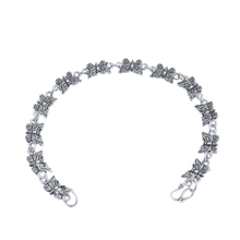 Load image into Gallery viewer, Butterfly links 925 Sterling Silver Bracelet (925BRAC012)