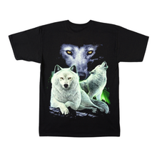 Load image into Gallery viewer, White Wolf Trio Short Sleeve T-shirt (TS0047)