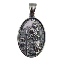 Load image into Gallery viewer, Saint Christopher Stainless Steel Pendant (SSP002)
