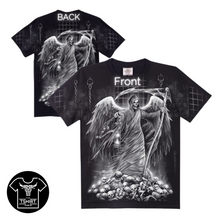 Load image into Gallery viewer, Silver Grim Reaper Short Sleeve T-shirt (TS0050)