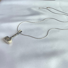 Load image into Gallery viewer, 925 Sterling Silver Set Mjölnir Hammer Pendant and 60cm Chain (925SETPC016)