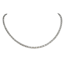 Load image into Gallery viewer, 925 Sterling Silver Necklace with 2.8mm Crystal Beads (925C023)