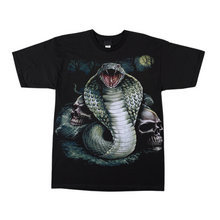 Load image into Gallery viewer, Cobra Skull Short Sleeve T-shirt (TS0053)